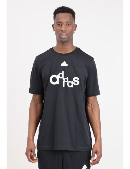 T-shirt Homme Adidas Graphic Print - Noir