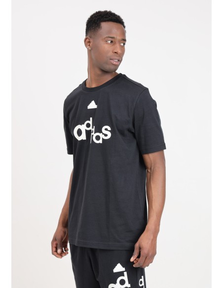 Adidas Graphic Print Men's T-shirt - Black
