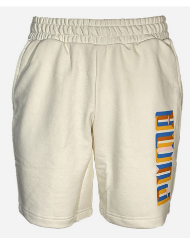 Pantaloncino uomo Puma Essential Logo - Beige