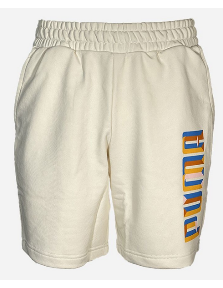 Short pour hommes Puma Essential Logo - Beige