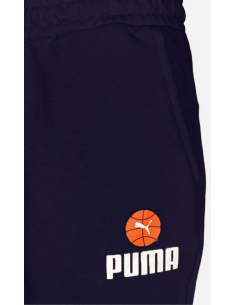 Pantalón corto hombre Puma Basket - Azul 2