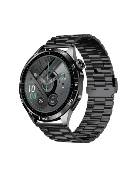 SmartWatch Saconet KM29 Uomo, Orologio Fitness, Frequenza Cardiaca, Amoled