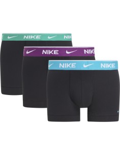 Three Boxer Nike Everyday Cotton Stretch - black