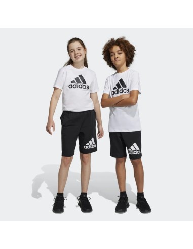 Pantaloncino Ragazzo Adidas Essentials big logo - Nero