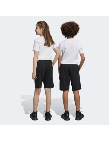Short Garçon Adidas Essentials big logo - Noir