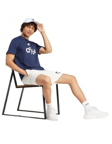 Adidas Graphic Print Men's Shorts - White