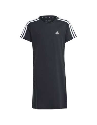 Adidas 3-Streifen Mädchenkleid - Schwarz