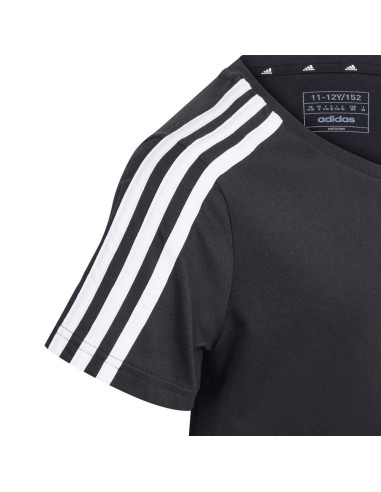 Adidas 3-Streifen Mädchenkleid - Schwarz
