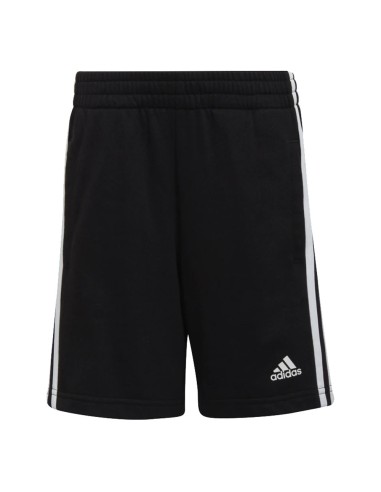 Adidas Essentials 3-Stripes Boy's Shorts - Black