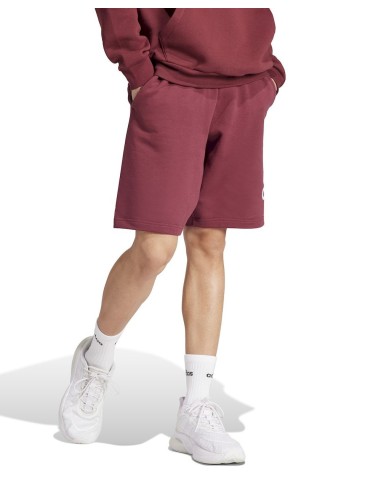 Adidas Essentials Big Logo French Terry Men's Shorts - Bordeaux