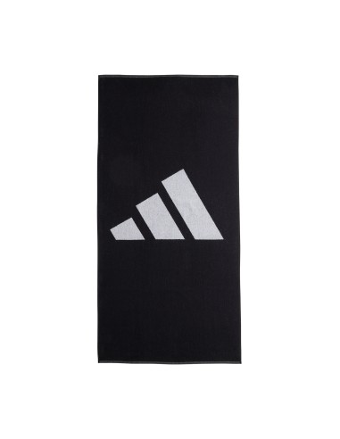Großes Adidas Unisex-Handtuch – Schwarz
