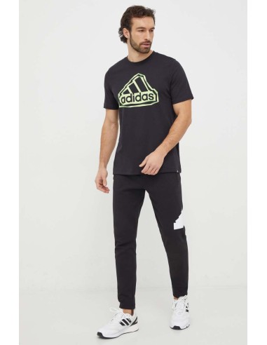 Adidas Logo Men's T-shirt - Black