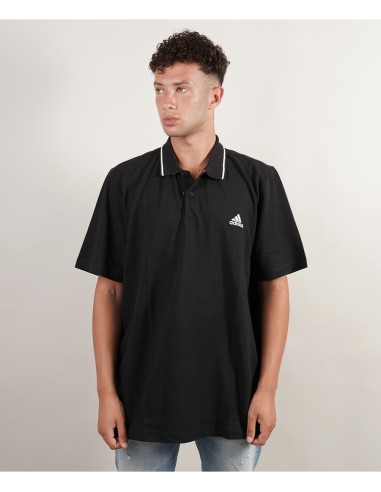 T-shirt Homme Adidas Polo Essentials Small Logo - Noir