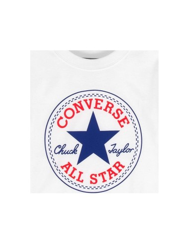 Camiseta Converse Chuck Patch Niño - Blanco