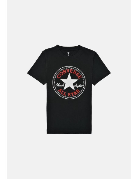 Converse Chuck Patch Boy's T-shirt - Black
