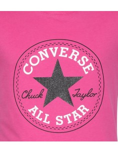 Camiseta niña Converse Chuck Patch - Fucsia 2