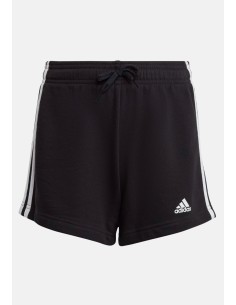 Pantaloncino Ragazza Adidas Essentials 3-Stripes - Nero