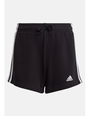 Adidas Essentials 3-Streifen Mädchen Shorts - Schwarz