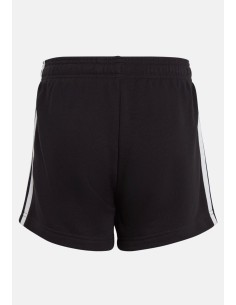 Adidas Essentials 3-Stripes Girl Shorts - Black 2