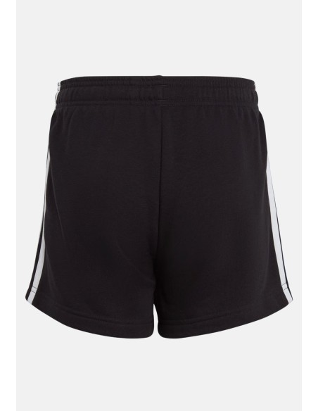 Adidas Essentials 3-Stripes Girl Shorts - Black