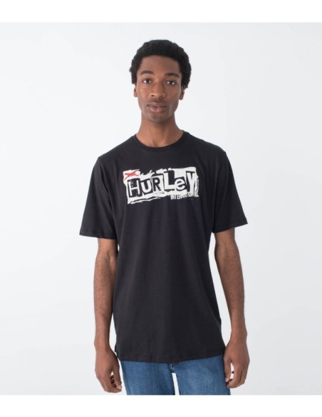 T-shirt Uomo Hurley 25th S2 - Nero