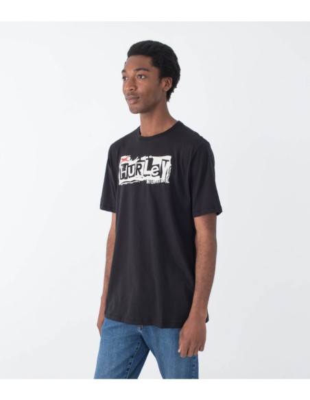 T-shirt Uomo Hurley 25th S2 - Nero