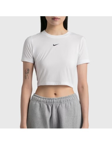 T-shirt Nike Short SportSwear pour Femme - Blanc