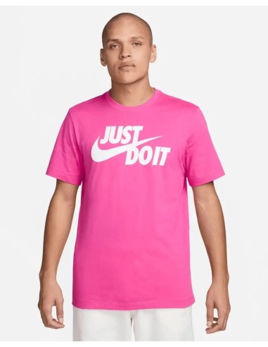 T-shirt pour homme Nike SportSwear Just Do it - Rose