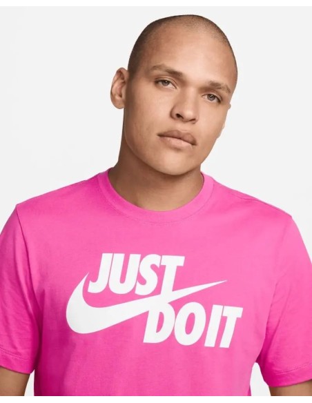 Nike SportSwear Just Do it Herren-T-Shirt – Rosa