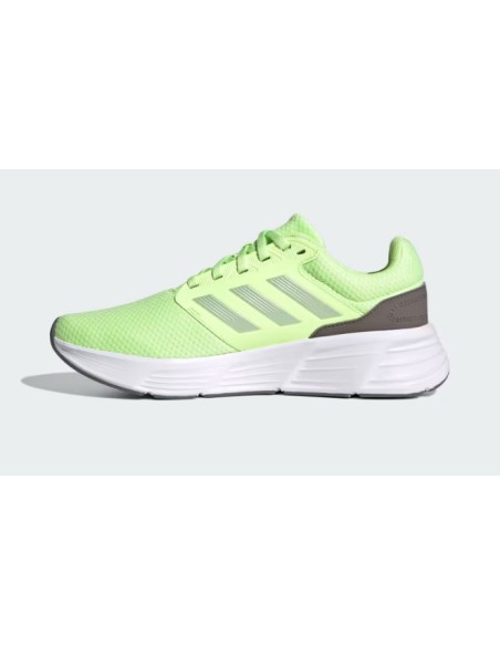 Chaussures de course Adidas Galaxy 6 pour hommes Vert fluo