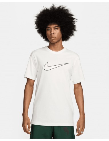 Nike Big Swoosh Herren-T-Shirt – Weiß