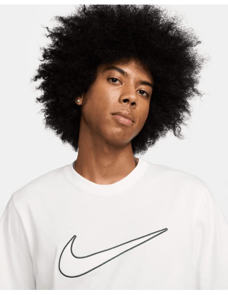 T-shirt uomo Nike Big Swoosh - Bianco