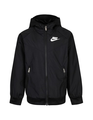 Nike Windrunner Child Windproof Jacket - Black