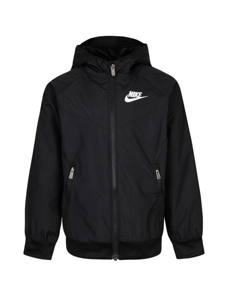 Giacca Bambino Antivento Nike Windrunner Nero