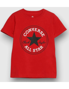 Converse Chuck Patch Boy's T-shirt - Red