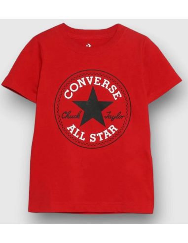 T-shirt pour Garçons Converse Chuck Patch - Rouge