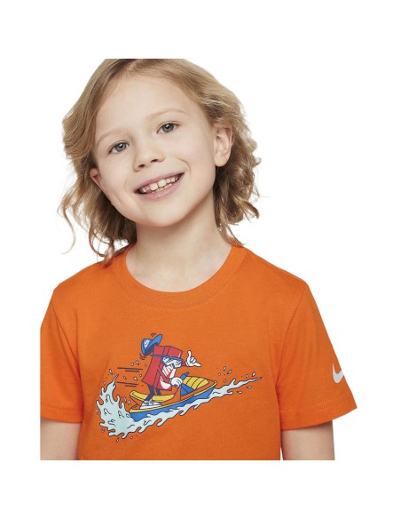 Nike Boxy Kinder-T-Shirt – Orange