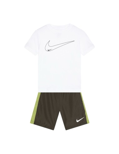Completo Bambino Nike NSW Club - Bianco/Verde