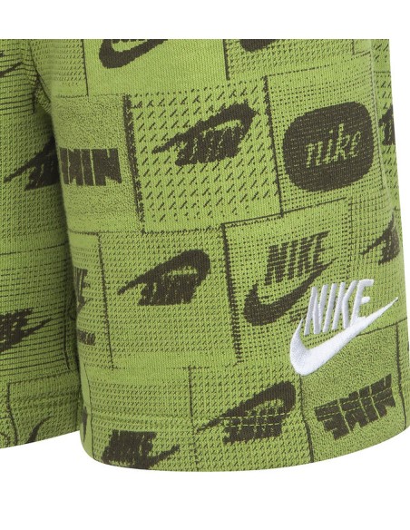 Pantalón corto Nike NSW Club Niño - Verde