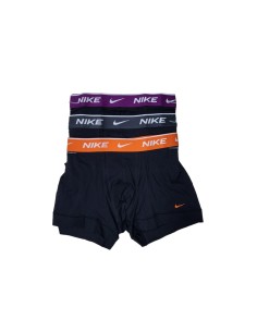Three Nike Everyday Cotton Stretch Boxers - Black