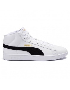 Chaussures de course Puma Smash v2 Mid - Blanc