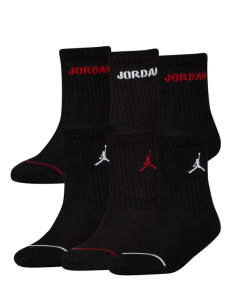Sei Paia di Calzini Jordan Legend Crew - Nero