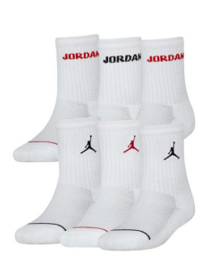 Seis pares de calcetines Jordan Legend Crew - Blanco
