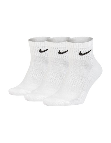 Tres pares de calcetines Nike Everyday Cushion - Blanco
