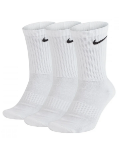 Tre Paia di Calze Nike Everyday Cushioned Crew - Bianco