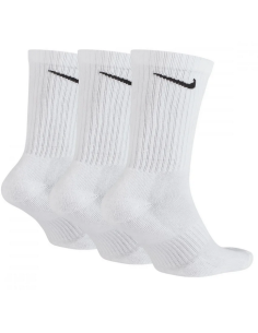 Tre Paia di Calze Nike Everyday Cushioned Crew - Bianco 2