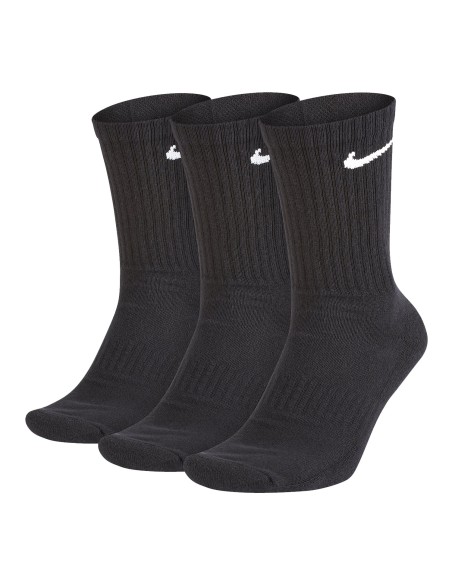 Tre Paia di Calze Nike Everyday Cushioned Crew - Nero