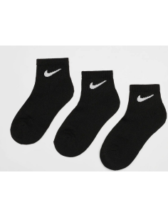 Tre Paia di Calzini Nike Basic Pack Ankle - Nero