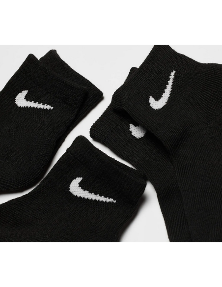 Trois paires de chaussettes Nike Basic Pack - Noir