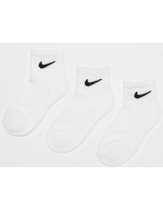Trois paires de chaussettes Nike Basic Pack - Blanc